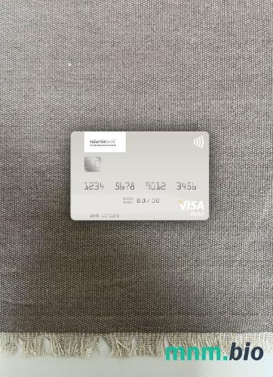 Liechtenstein Valartis bank visa obciążyć card wygląd fotograficzny skan PSD + zdjęcie